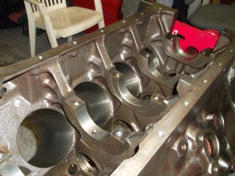 1967 Ford Mustang - This engine block is a part of a larger assembly, not a complete vehicle.