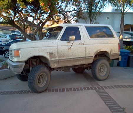 1988 Ford Bronco - Gorman 12/26/03 Pic of the Beast after a little mud.