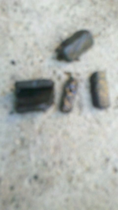 1997 Dodge 3500 - These are the old brake pads that were removed from the vehicle.