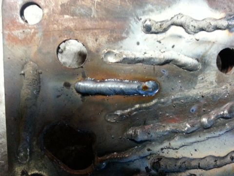 1992 Ford Bronco - This was using .030 flux core wire.