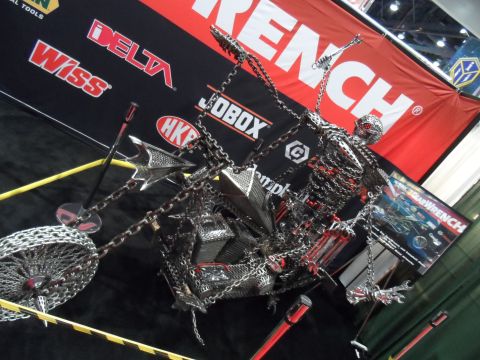 1971 Ford Ranchero - Some 'artist' made this out of chain,..nothing but.