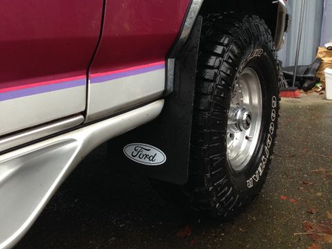 1992 Ford F-150 - They were very easy to install. The front required 1/8" pilot holes for the included screws. The rear I used 10-24 stainless bolts with wah…