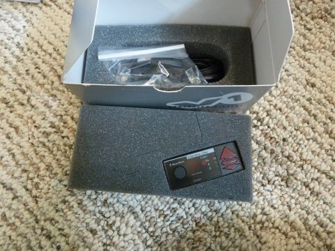 2007 Subaru Impreza - Valentine One radar detector and accessories shown in its original packaging.