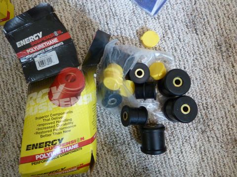 2007 Subaru Impreza - Energy Suspension polyurethane performance components are shown, including various bushings.