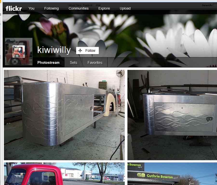 Aluminum body with flame graphics