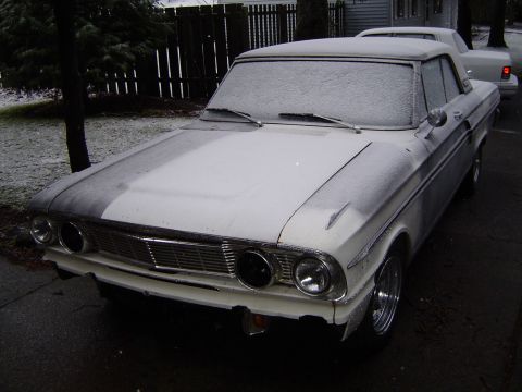 1964 Ford Fairlane - Started getting a little snow... Figured I would get a couple pics