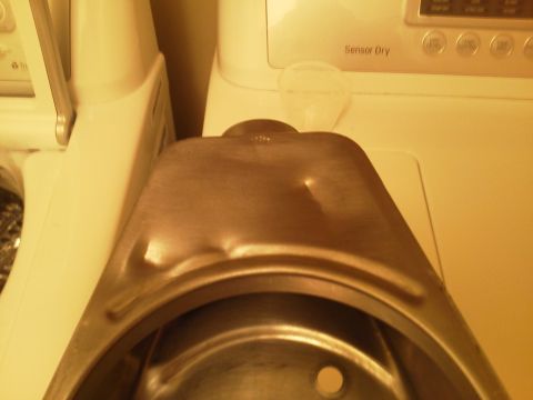 1993 Ford Bronco - 1986 E-150 Saginaw PS pump tank cleaned and dented.