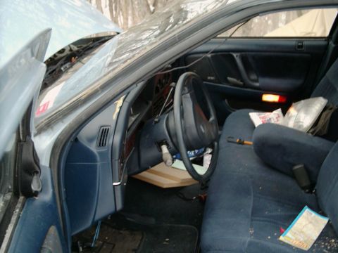 1986 Ford Taurus - Bent the steering wheel