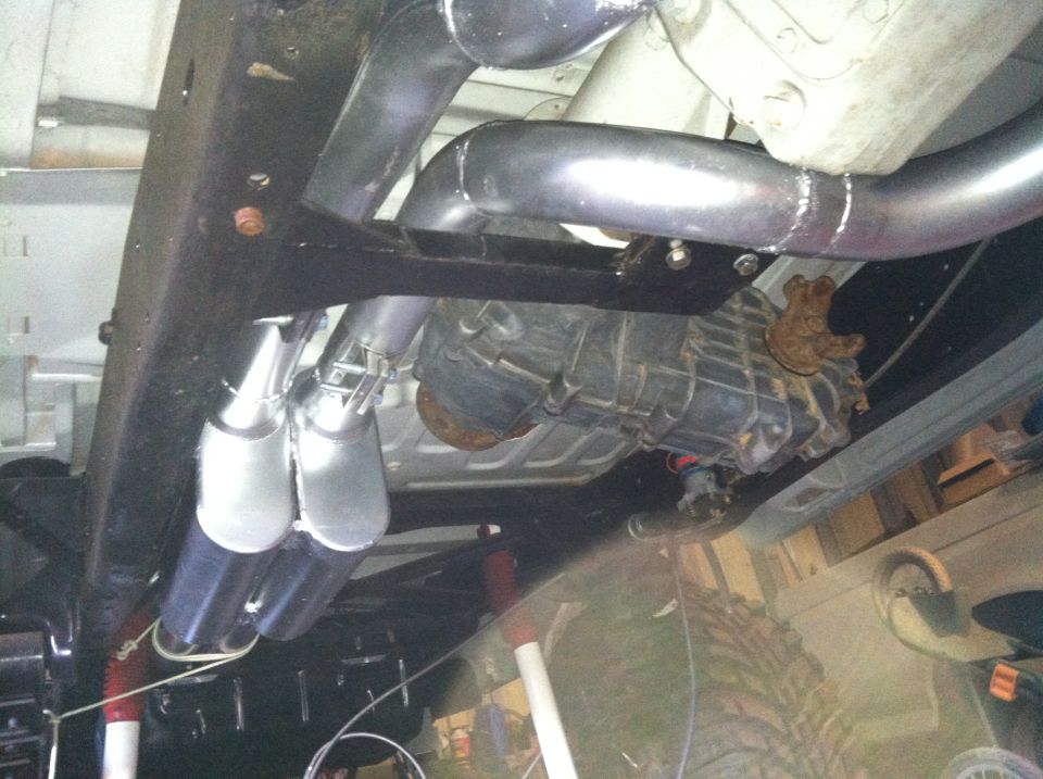 Another view of the 3" exhaust