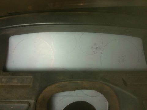 1991 Ford Bronco - The start of my gauge panel
