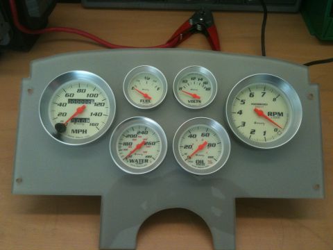 1991 Ford Bronco - Gauge panel built and almost ready for install.