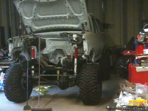 1991 Ford Bronco - Ready for the monster power plant.