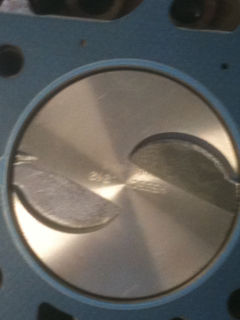 1991 Ford Bronco - There ain't no dished pistons in this 460 !!!!! And yes that is a .040 bored cylinder.