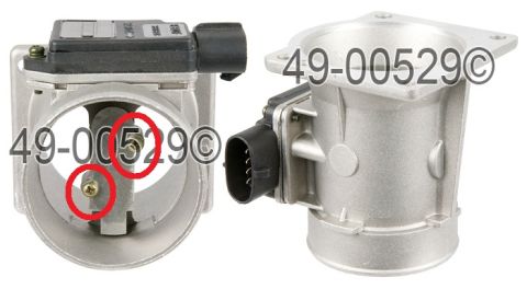 1994 Ford Bronco - This is a mass air flow sensor, identified by the part number 49-00529C.
