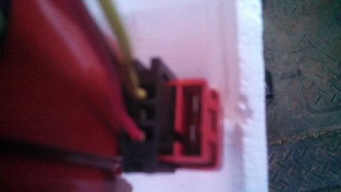 1979 Ford Bronco - Electrical connector with multiple wires visible, likely part of a vehicle's wiring harness.