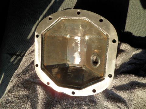 1994 Jeep Cherokee - This is a custom differential cover with welded reinforcements inside.