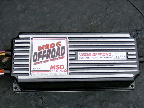 1995 Ford Bronco - Soon to be added, water-proof and vibration resistant, also has a plug for MSD’s off-road ignition limiter.