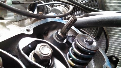 1967 Ford F-250 - Engine components, including a valve spring and bolt, are shown in detail.