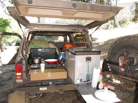 1990 Ford Bronco II - Preparing to start breakfast! :-)