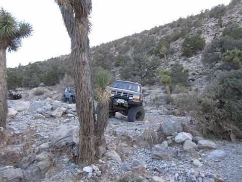 1990 Ford Bronco II - More of the same. Route-finding proved to be more difficult than the road itself (what's left of it lol)