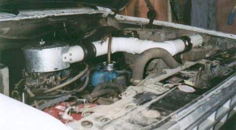 1980 Ford Bronco - The interior snorkel routing