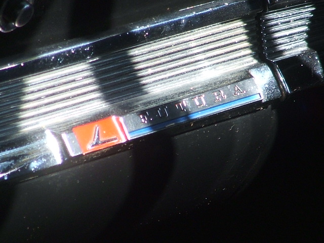 Futura emblem on chrome trim