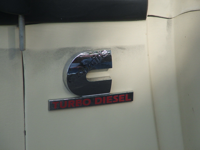 Chrome Cummins logo with red TURBO DIESEL badge