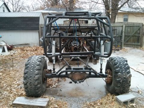 1986 Ford Bronco - This custom-built buggy frame lacks any identifiable year or make.