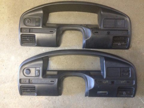 1993 Ford Bronco - Two dashboard instrument cluster housings are shown, likely for a vehicle part.