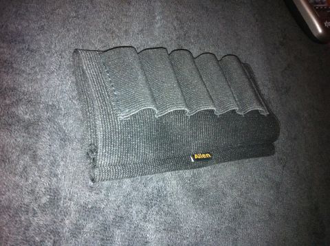 1984 BMW 3 Series - This is an Allen brand shell holder made of black fabric with five elastic loops for ammunition.