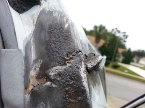 1992 Ford Bronco - back of the drip rail..