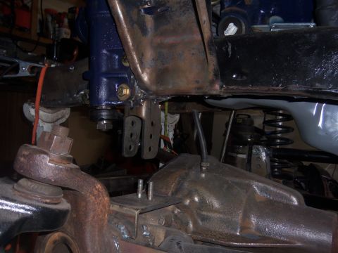 1968 Ford Bronco - Undercarriage view showing suspension components and differential housing.