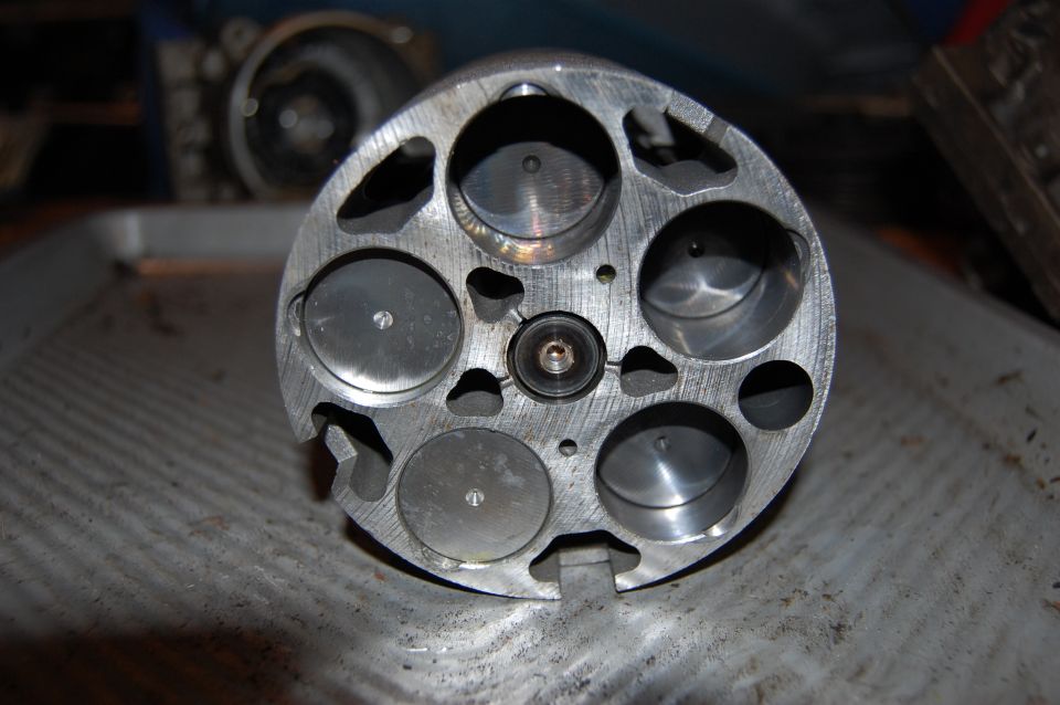 Cylinder and piston assembly.
