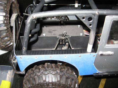 1993 Toyota 4Runner - Custom off-road vehicle interior shows roll cage, suspension components, and wiring details.