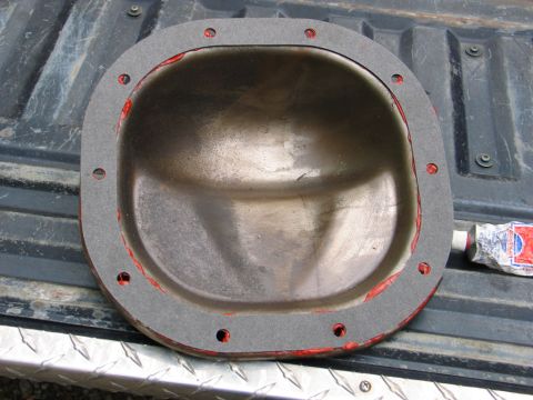 1995 Ford Bronco - installed a new gasket and with some high-temp silicone (it's all i had on hand)