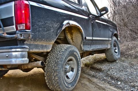 1995 Ford Bronco - Decided to get a lil fancy in Photoshop.