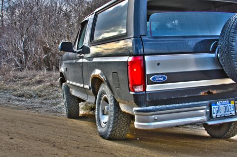 1995 Ford Bronco - Decided to get a lil fancy in Photoshop.