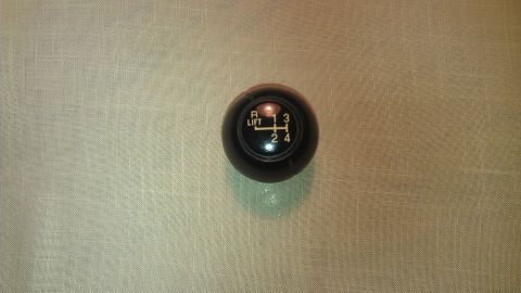 1980 Pontiac Trans Am - This shift knob has markings for reverse, 1st, 3rd, 2nd, and 4th gears.