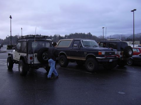 1991 Ford Bronco - Hookin up and McD's