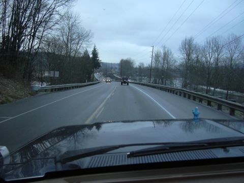 1991 Ford Bronco - The road up started out bare