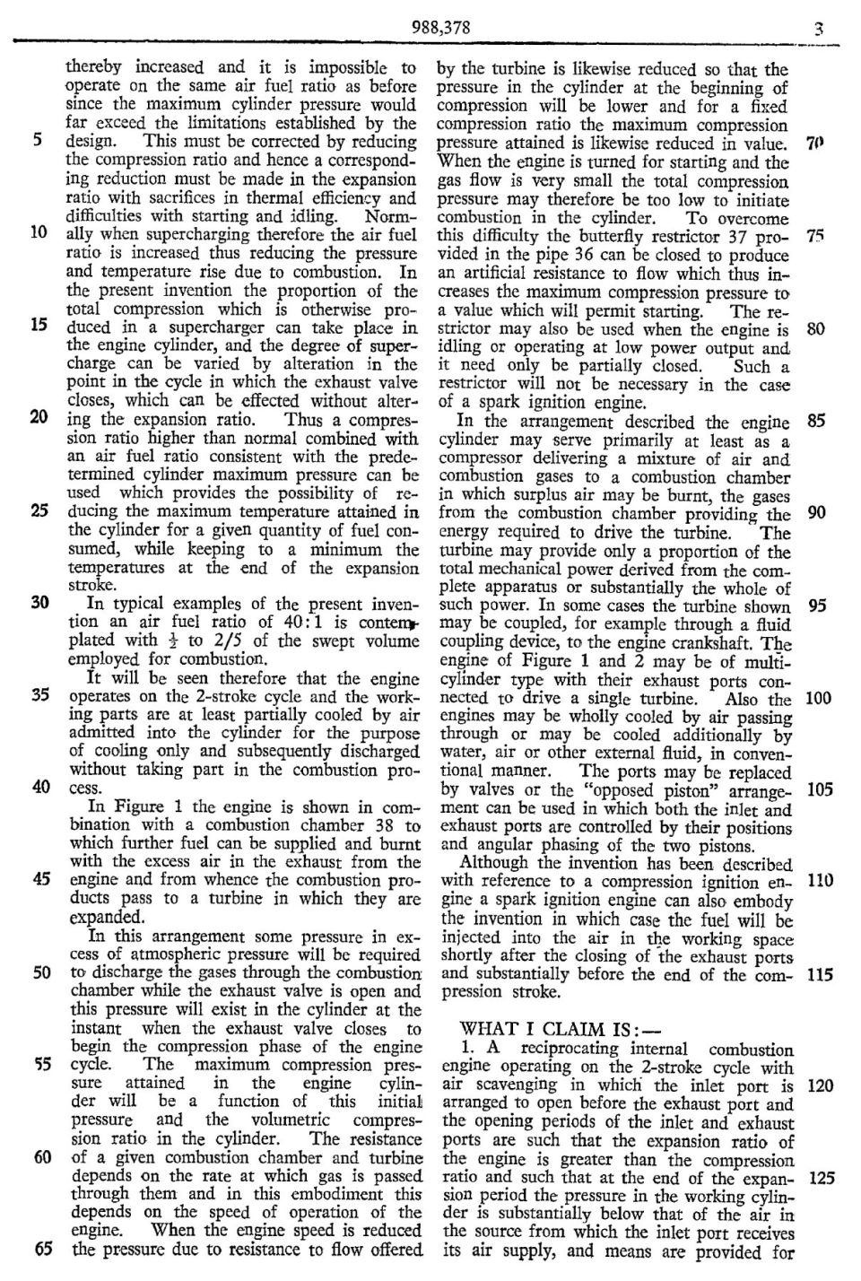 Page from a technical document with text and page numbers 988,378 and 3