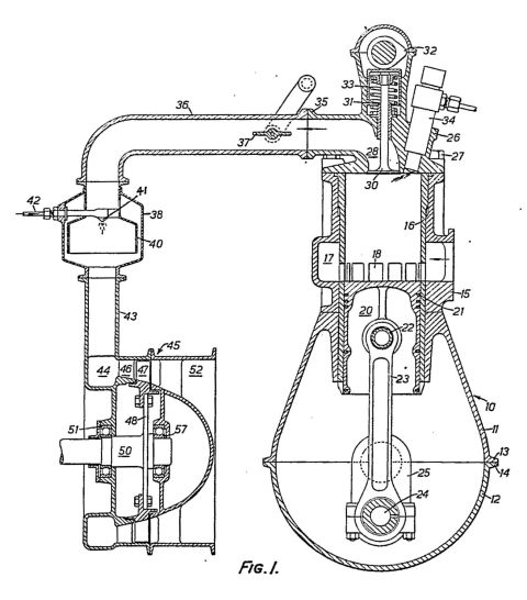 1969 Ford Fairlane - Technical illustration of an engine's internal components and their assembly.