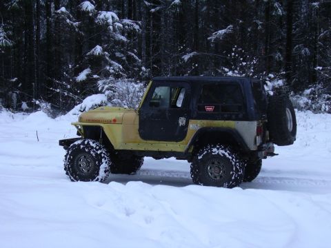 1991 Ford Bronco - Hip's snowmobile