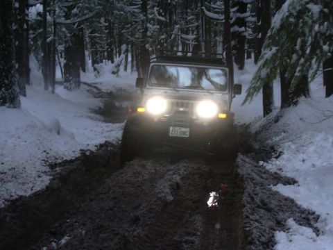 1991 Ford Bronco - Jeff in the Mud hole...