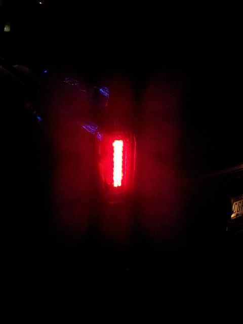 1995 Ford Bronco - Close up of the tail light.