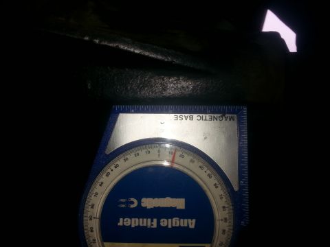 1996 Ford Bronco - Angle finder tool used to measure pinion angles.