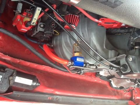 1995 Ford Bronco - Added an inline oil separator in the PVC vacuum line. Just finished a complete rebuild and burning oil, think its blow by. Disconnected the…