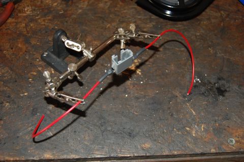1994 Ford Bronco - Some adhesive lined heat shrink finishes the new adapter. This is neater than crimping on connectors, better quality than the connectors th…