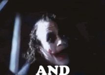 2000 Mercury Grand Marquis - Still image of The Joker character, likely from a movie scene.
