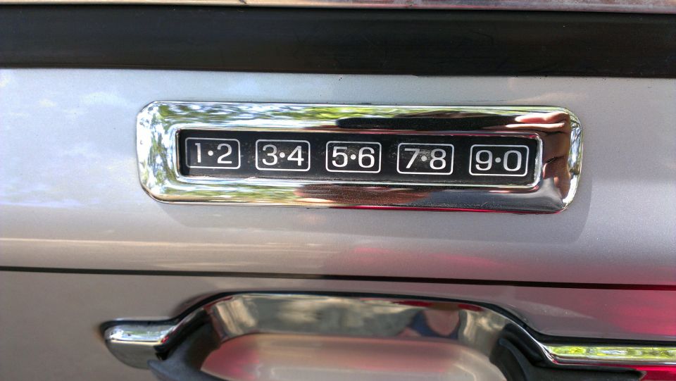 Door keypad lock with numbers 1-2, 3-4, 5-6, 7-8, 9-0